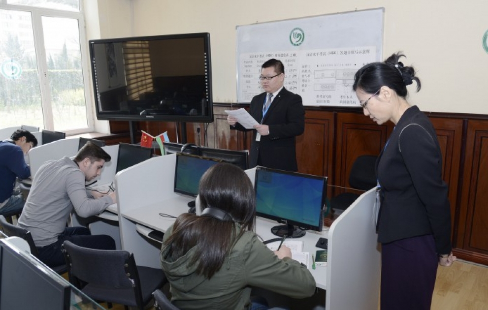 Konfutsi İnstitutu Çin dilində imtahanlar keçirdi