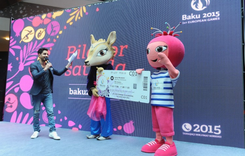 Вынесены на продажу 600 тысяч билетов на первые Европейские игры «Баку-2015»