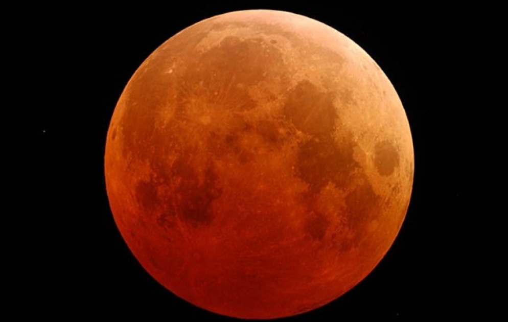 Blutige Mondfinsternis  ist vorbei