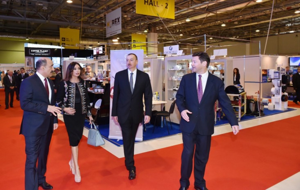 Le président Ilham Aliyev au XIVe Salon du tourisme et des voyages d’Azerbaïdjan AITF-2015