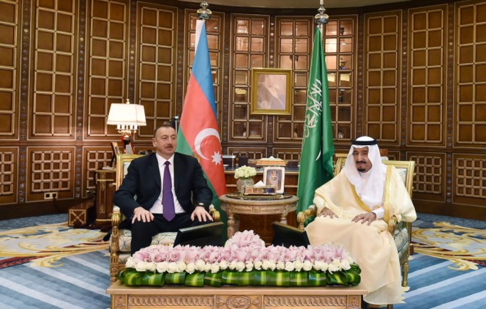 President Ilham Aliyev met with King of Saudi Arabia Salman Bin Abdulaziz Al Saud