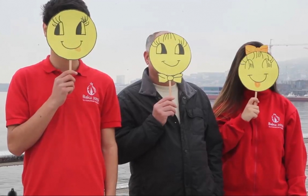 La sourire des bénévoles de Bakou-2015