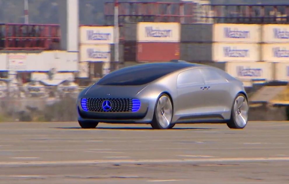 Sürücüsüz avtomobilin yeni görüntüləri - Mercedes F015