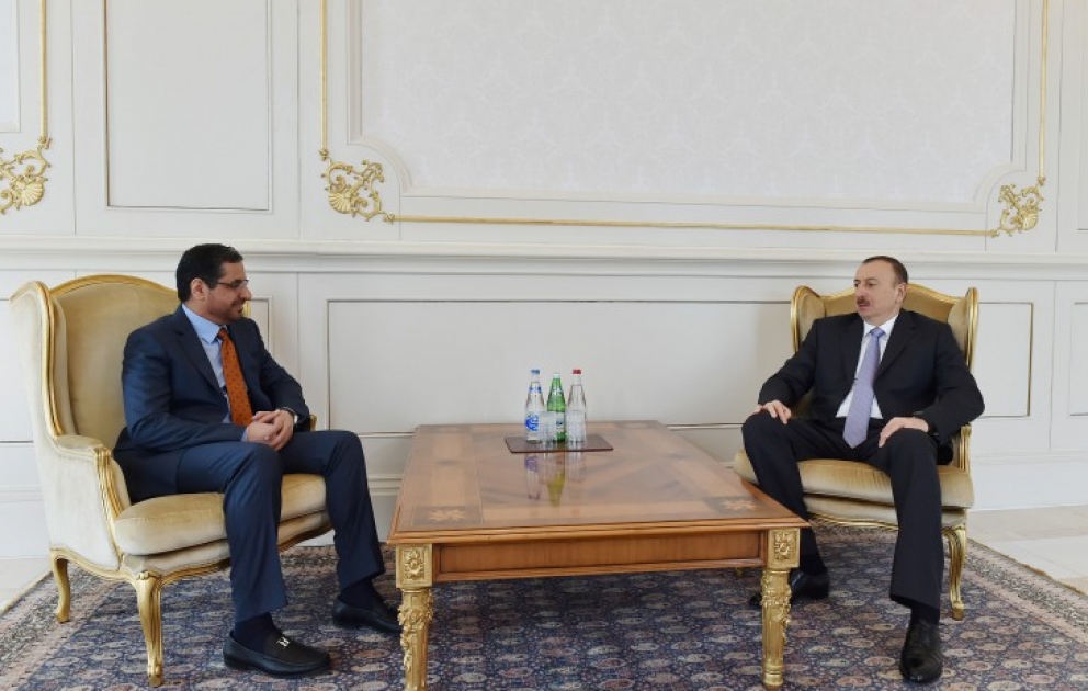 Le président Ilham Aliyev a reçu l’ambassadeur des Emirats arabes unis en Azerbaïdjan à la suite de l’expiration de son mandat