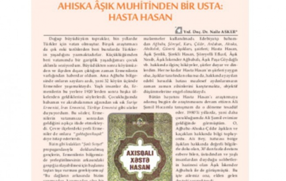 Azərbaycan folklor nümunəsi türk mətbuatında