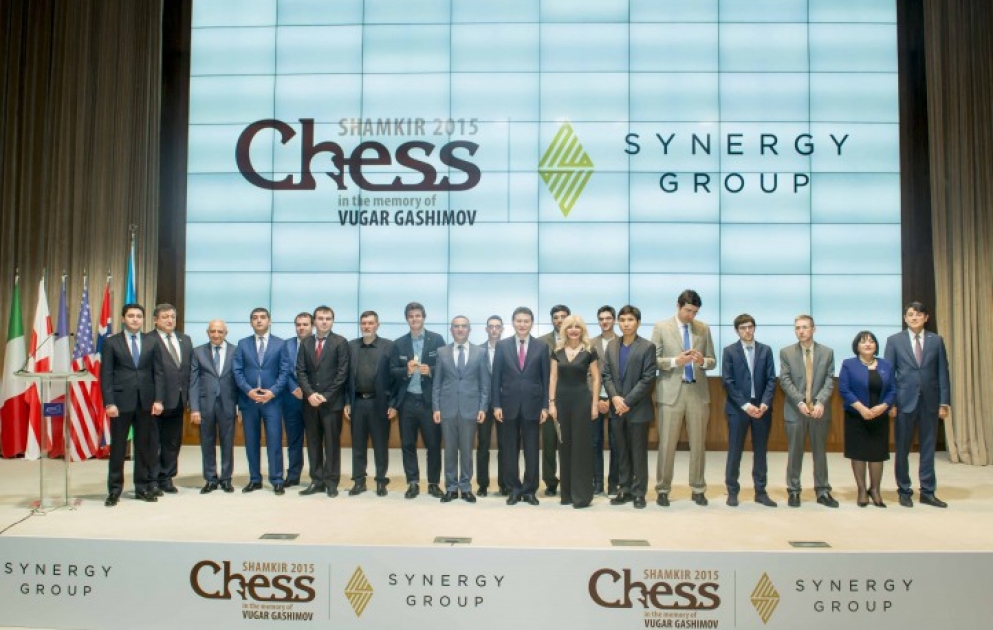 Beynəlxalq qrossmeyster Vüqar Həşimovun xatirəsinə həsr edilmiş “ShamkirChess 2015” turnirinin açılışı olub
