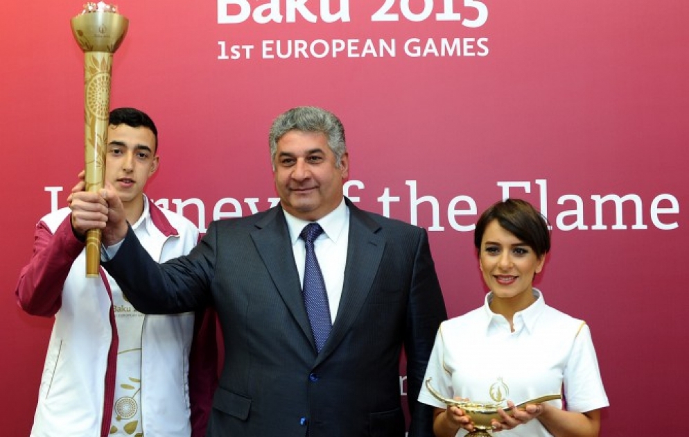 Презентован факел Первых Европейских игр «Баку-2015»