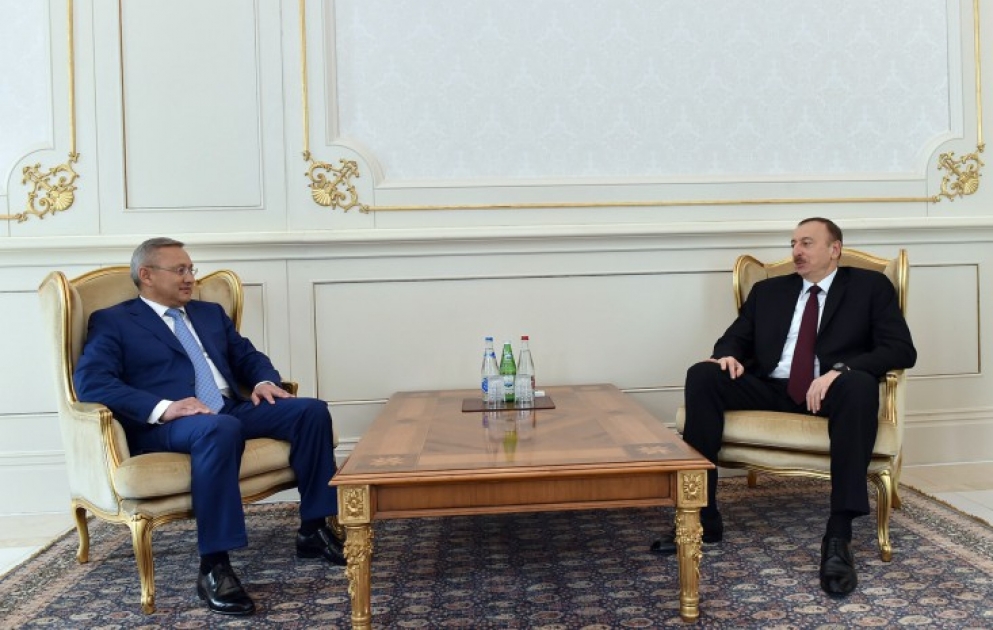 President Ilham Aliyev received the credentials of the newly-appointed Ambassador of Kazakhstan