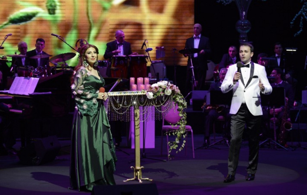 Azerbaijani opera singer performs at Heydar Aliyev Palace
