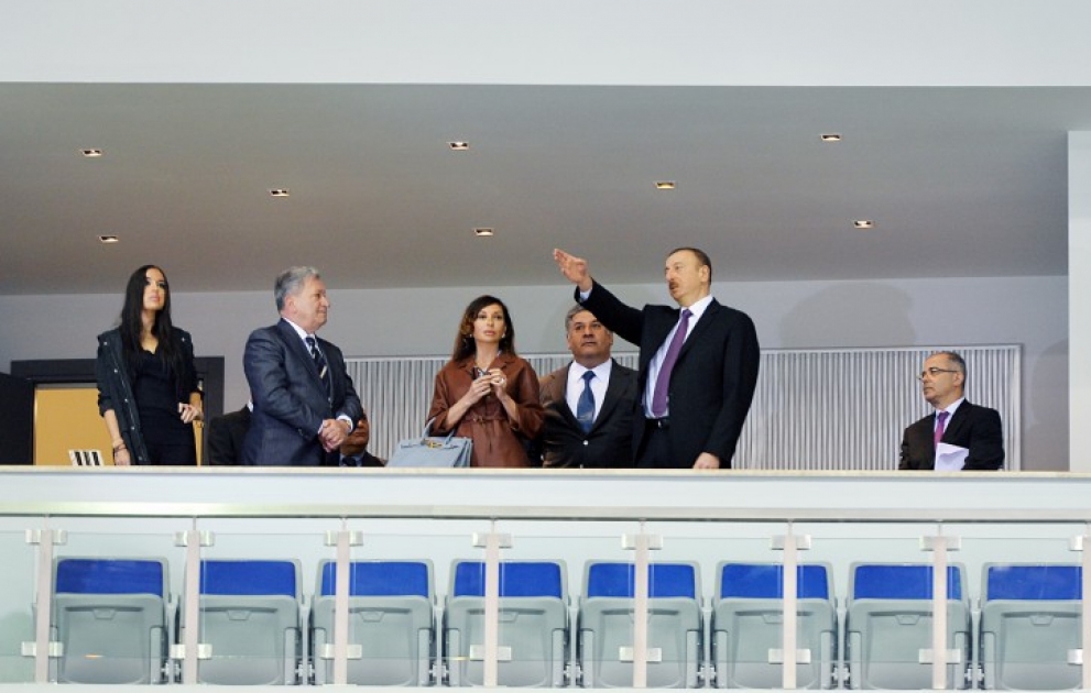 President Ilham Aliyev reviewed the Heydar Aliyev Sports Palace after major overhaul