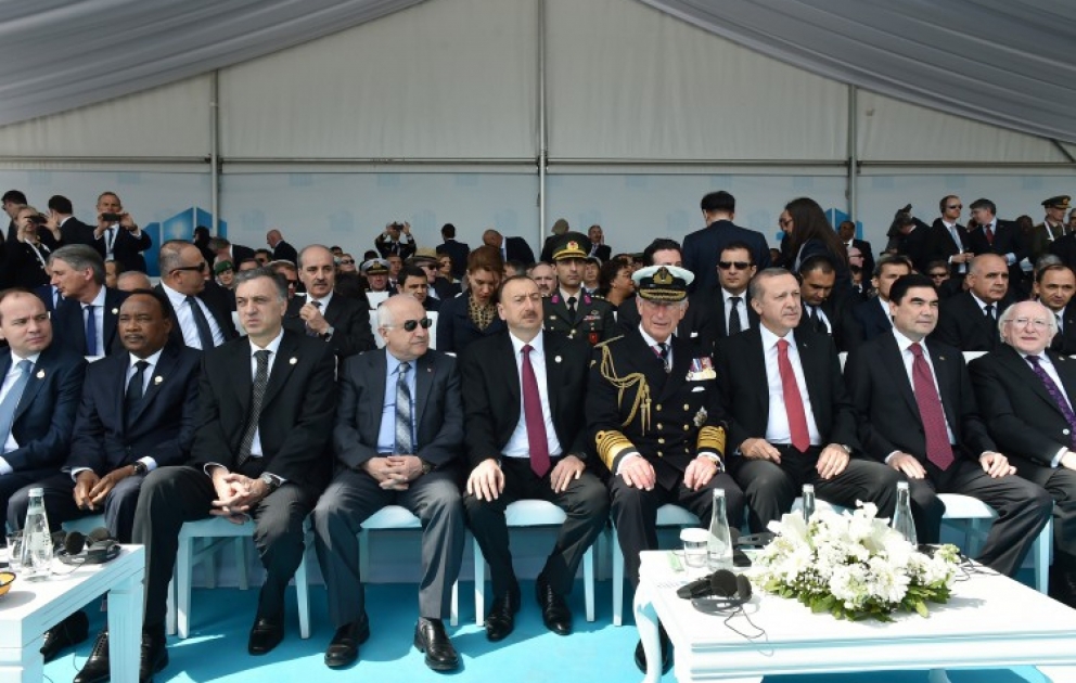 Azərbaycan Prezidenti İlham Əliyev Türkiyədə Çanaqqala zəfərinin 100 illiyi mərasimində iştirak edib