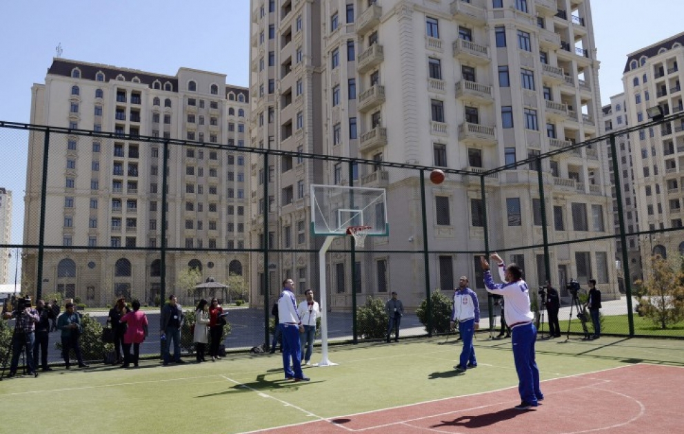 “Bakı-2015” beynəlxalq idman elçilərinin açıq məşqi keçirilib