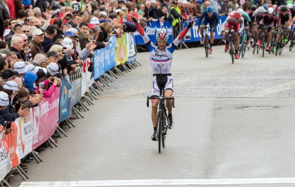 Synergy Baku's cyclist wins second stage of Le Tour de Bretagne