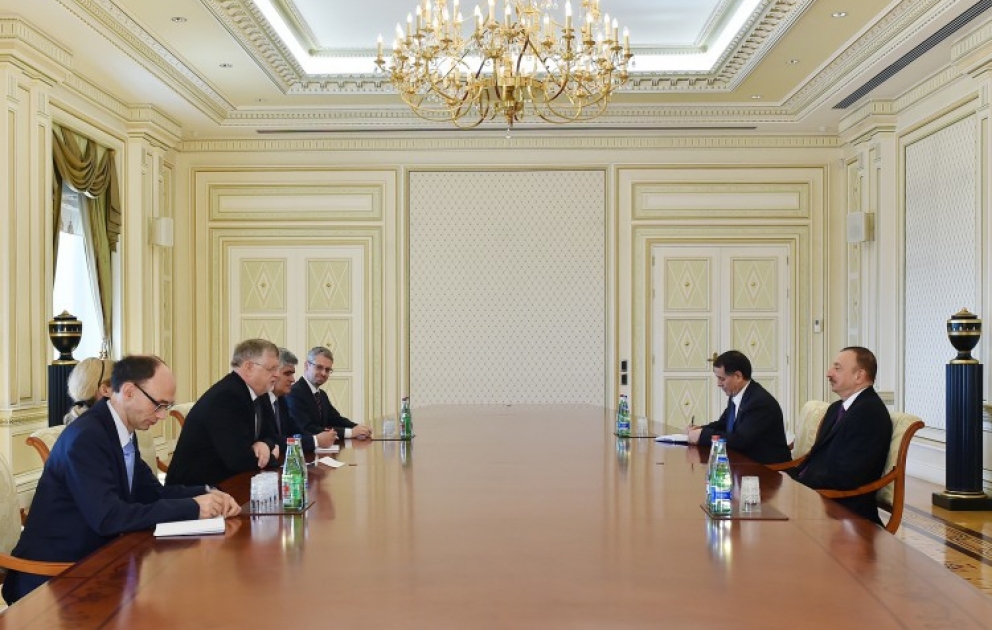 President Ilham Aliyev received a delegation led by the European Union Special Representative for the South Caucasus