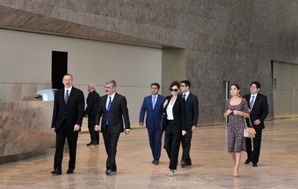 Prezident İlham Əliyev Bakı Konqres Mərkəzinin açılışında iştirak edib