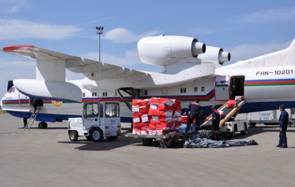 Azerbaijan sends humanitarian aid to Nepal