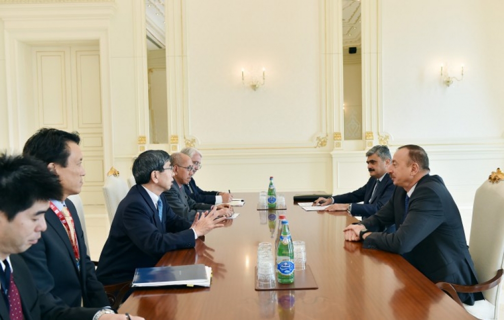 President Ilham Aliyev received a delegation led by the president of the Asian Development Bank