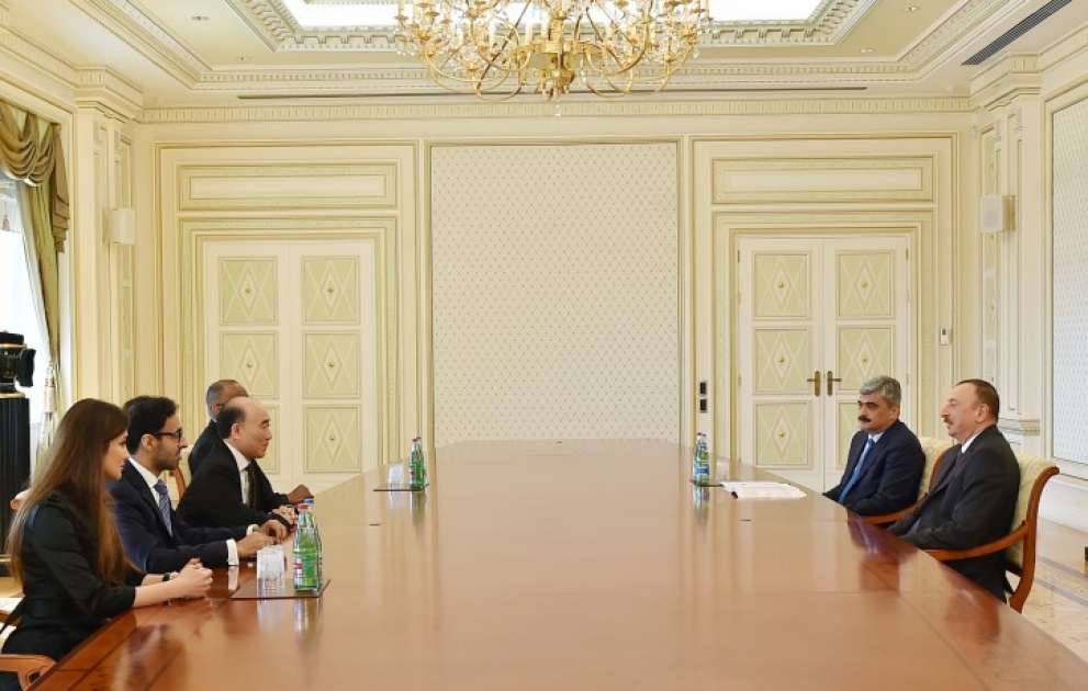 Rencontre du président azerbaïdjanais Ilham Aliyev avec une délégation conduite par le directeur général adjoint du Fonds monétaire international