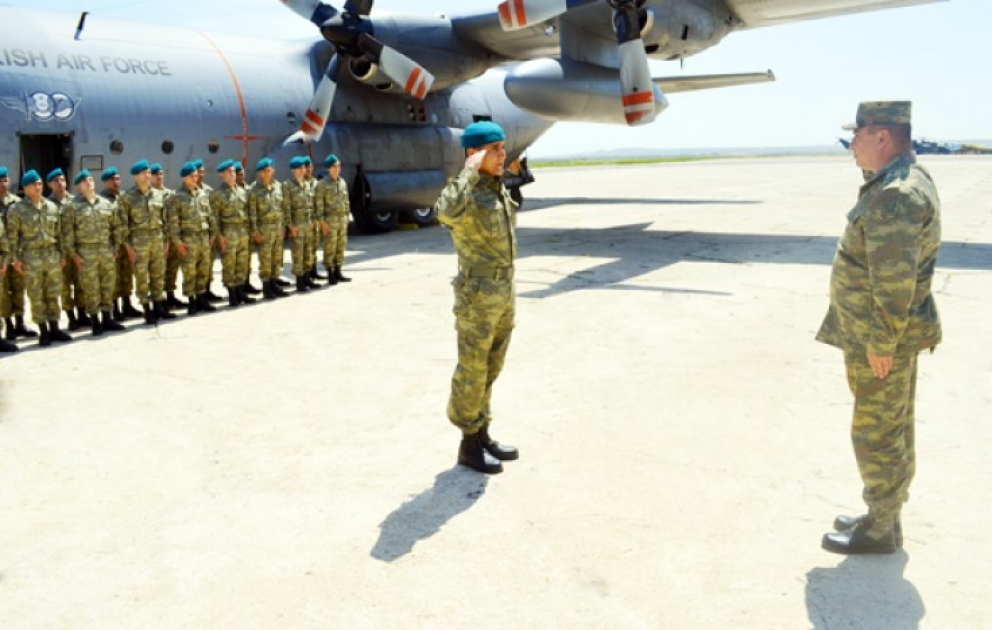 Un groupe de militaires azerbaïdjanais en mission en Afghanistan a regagné Bakou