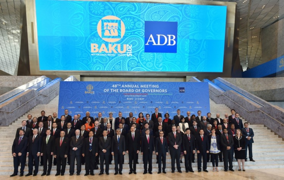President Ilham Aliyev attended an official opening ceremony of the 48th Annual Meeting of the Board of Governors of the Asian Development Bank