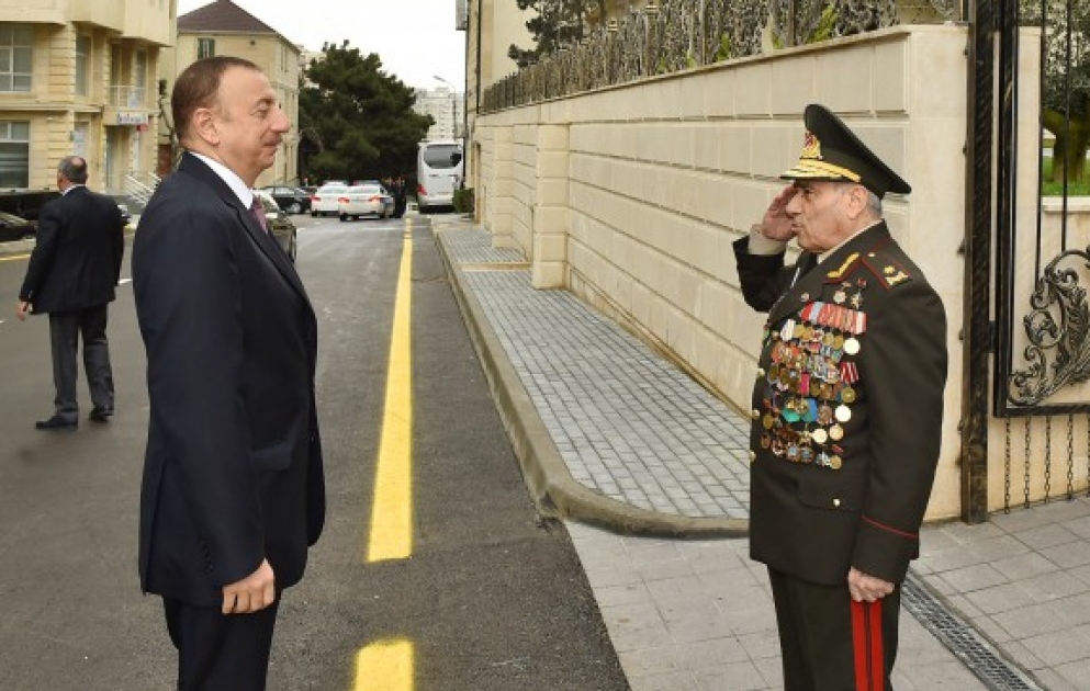 President Ilham Aliyev inaugurated a new office building of the Organization of Veterans of War, Labor and Armed Forces