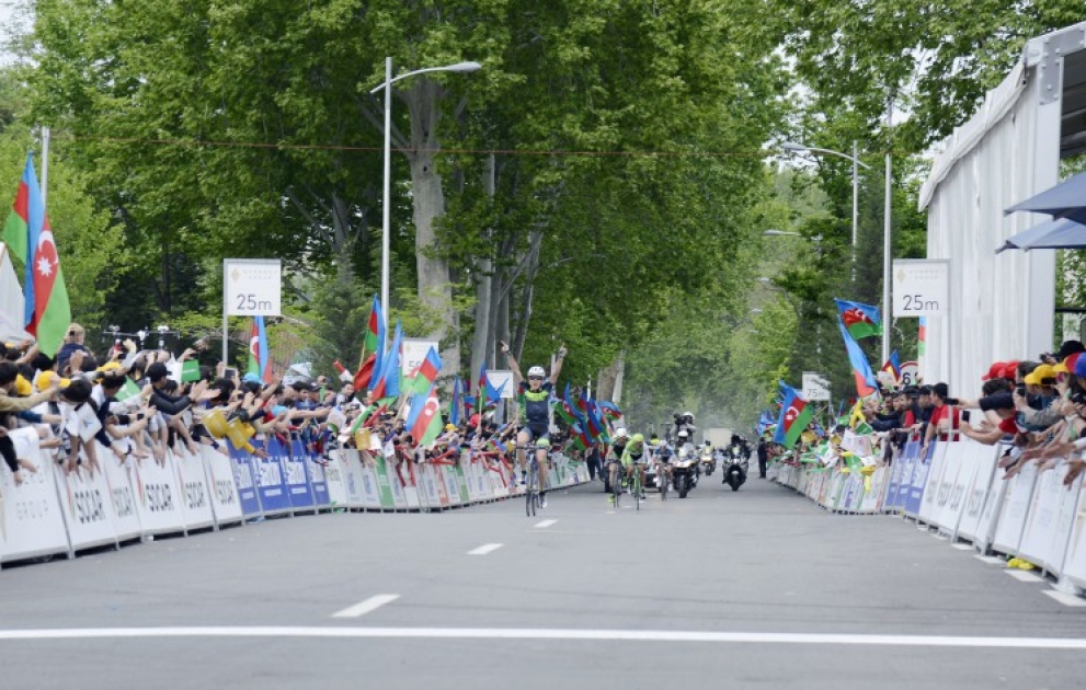 Прошел четвертый этап велотура «Tour d`Azerbaidjan-2015»