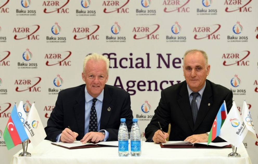 AZERTAC becomes Official News Agency of Baku 2015 European Games