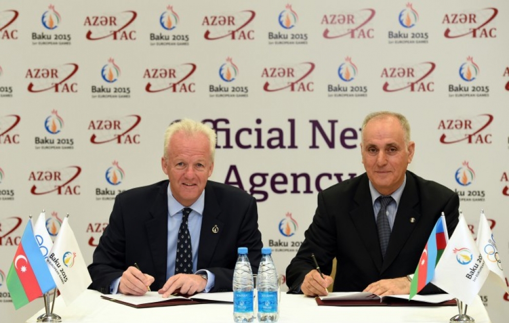AZERTAC wurde zum offiziellen Medienpartner von „Baku-2015”