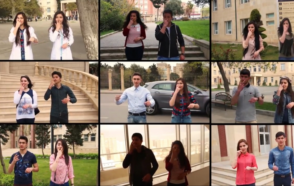 La chanson «Azerbaïdjan» pour les personnes sourdes et muettes