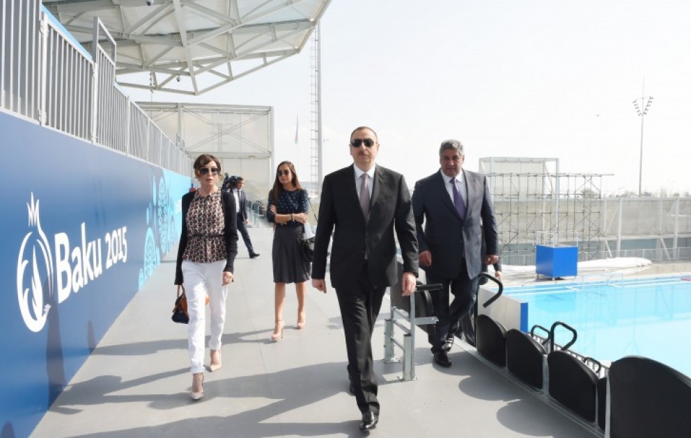 President Ilham Aliyev attended the opening of the European Games Park
