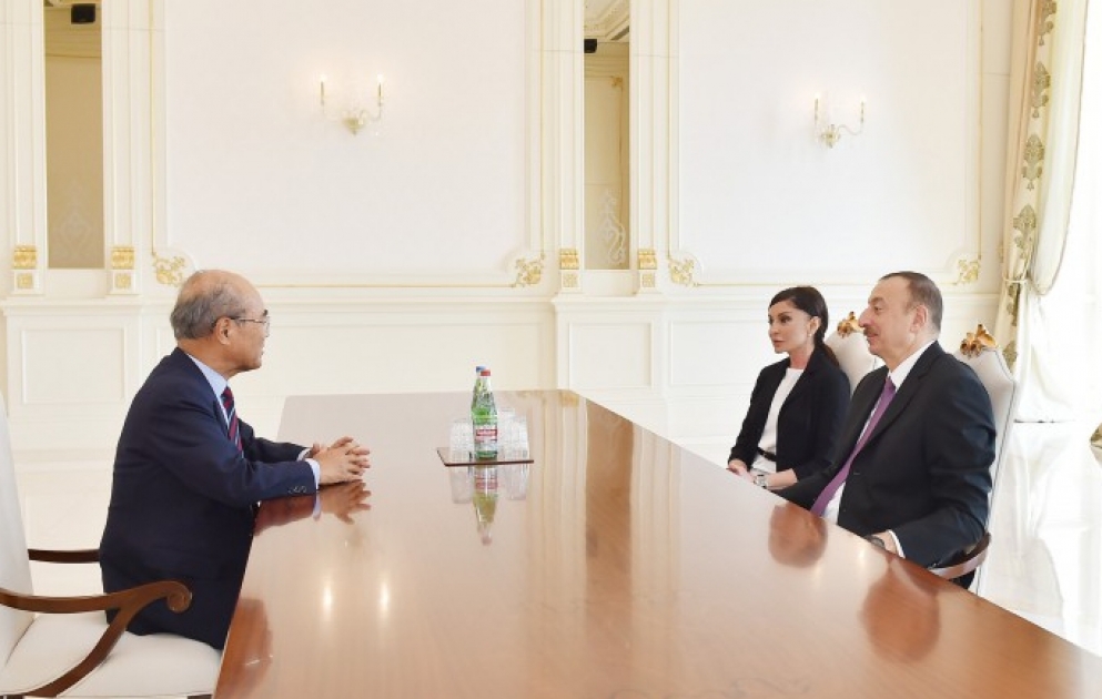President Ilham Aliyev received former director general of UNESCO Koichiro Matsuura