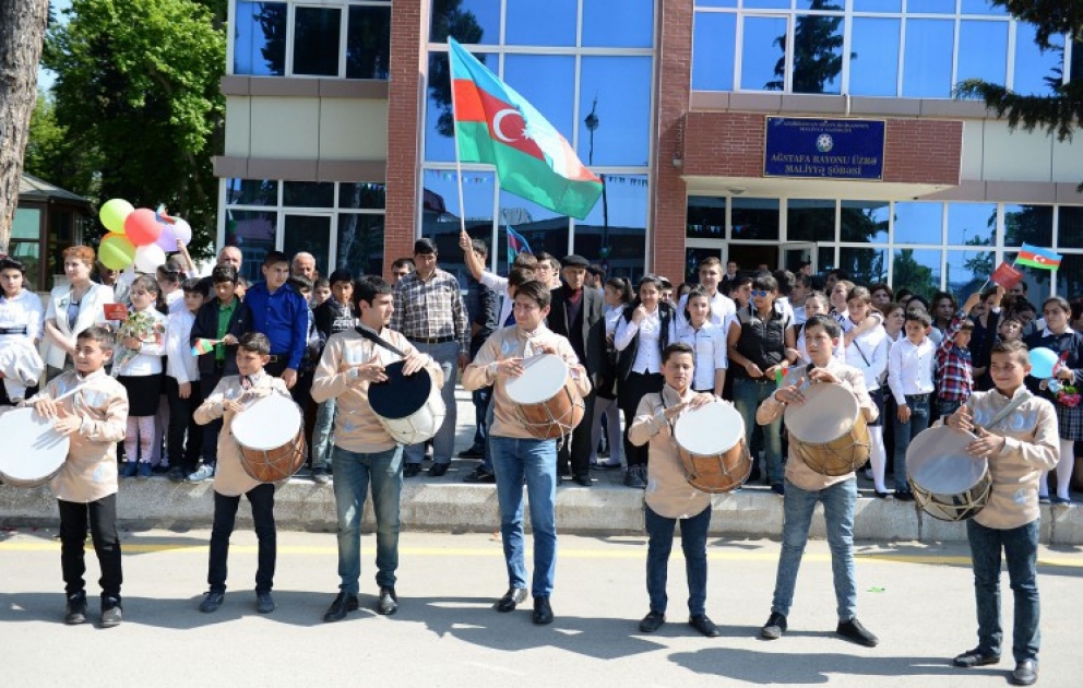 Ağstafa ilk Avropa Oyunlarının məşəl estafetini qəbul etdi