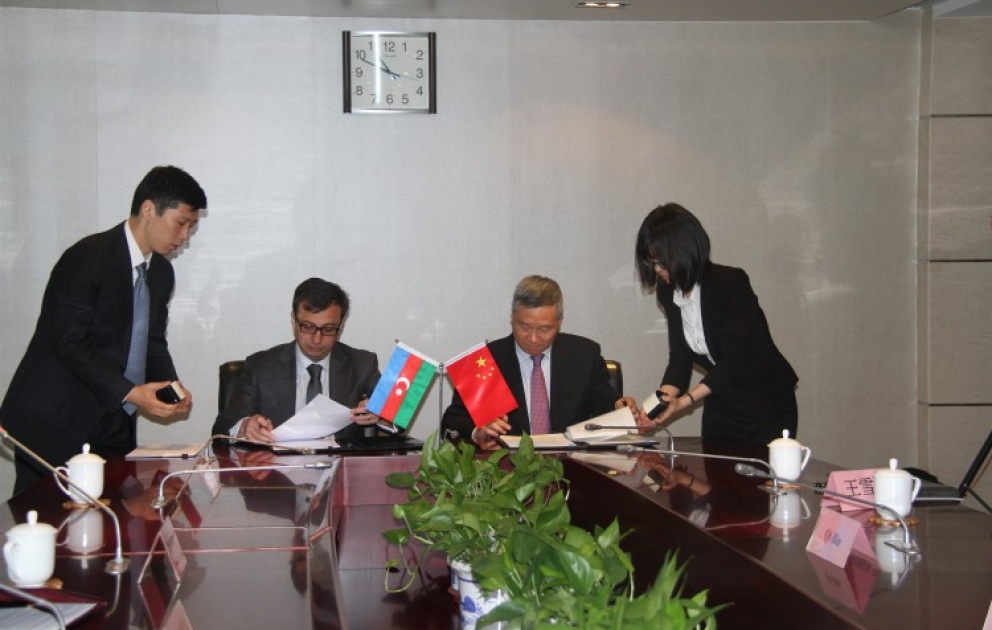 Azərbaycan ilə Çin arasında memorandum imzalanıb