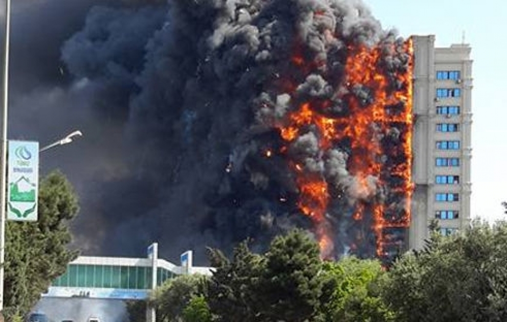 General Prosecutor's Office issues information about fire stroke in Binagadi district