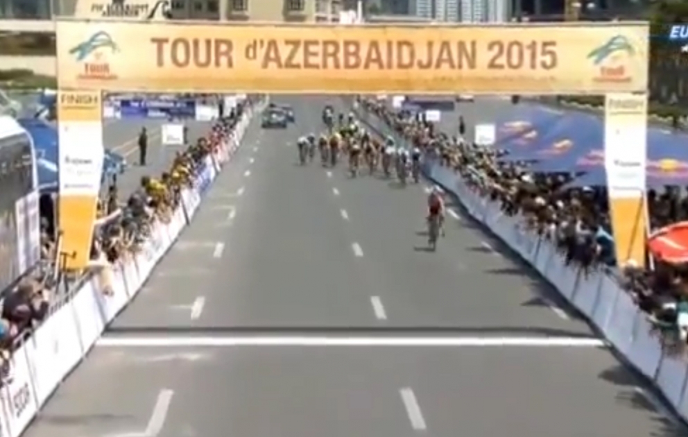 "Eurosport" telekanalında "Tour d'Azerbaidjan-2015" veloyarışması haqqında süjet yayımlanıb