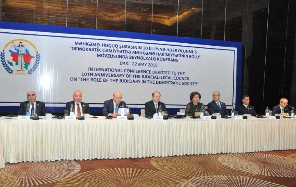 Baku hosts international conference marking 10th anniversary of Judicial and Legal Council