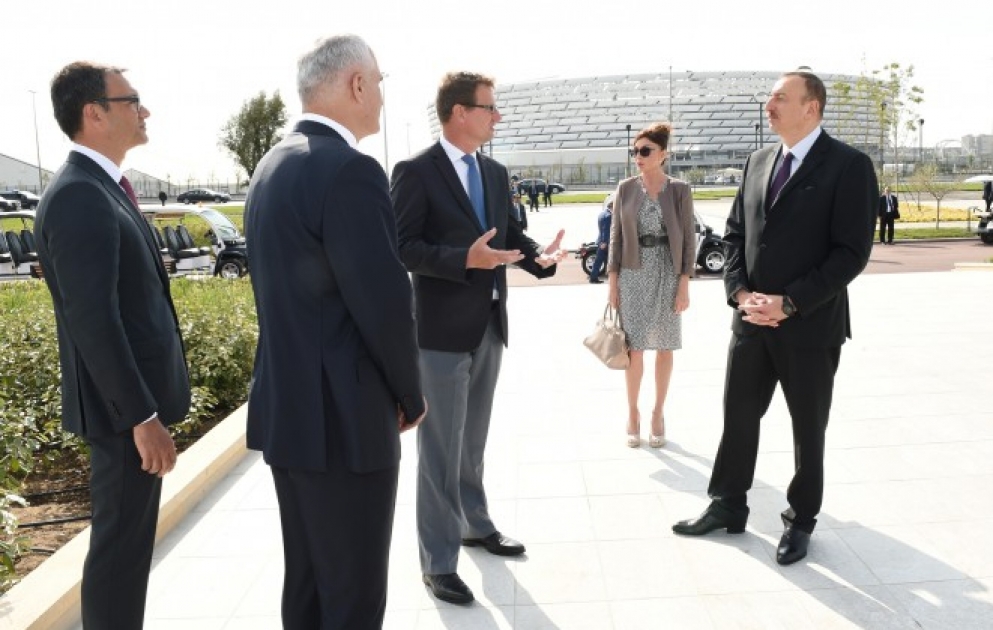 Le président Ilham Aliyev a participé à l’inauguration du parc Beuyukchor