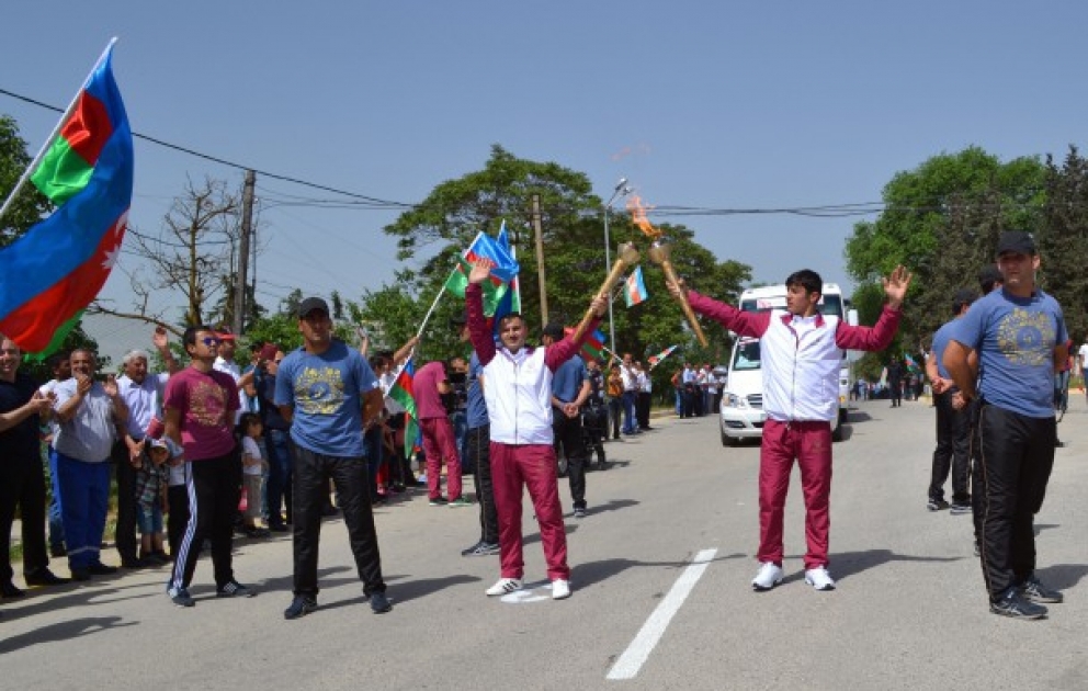 Avropa Oyunlarının məşəli Qobustanda