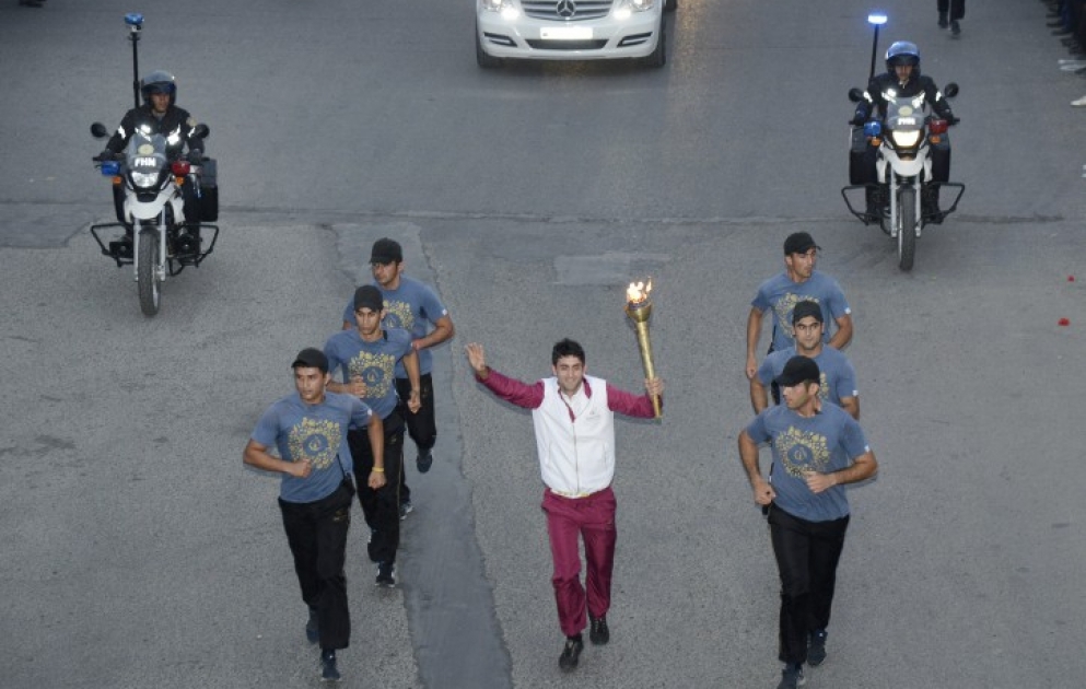 Məşəl estafeti qədim Qubaya ötürüldü
