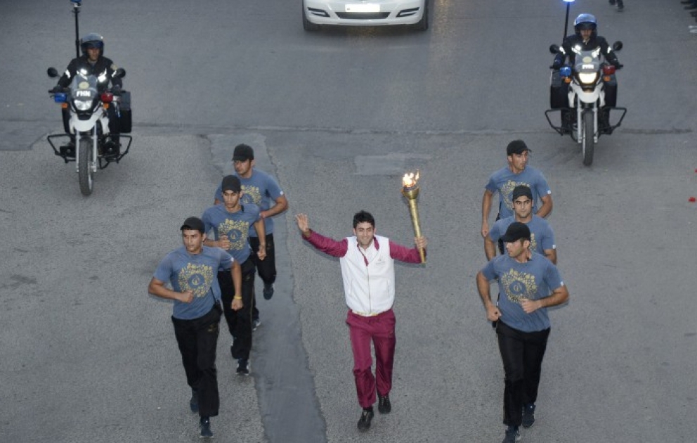 Feuerfestival „Baku-2015“ in Guba