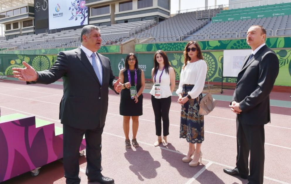 President Ilham Aliyev reviewed Tofig Bahramov Republican Stadium