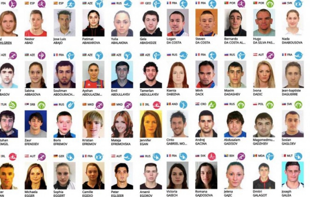 All 6,000 Baku 2015 athlete biographies online