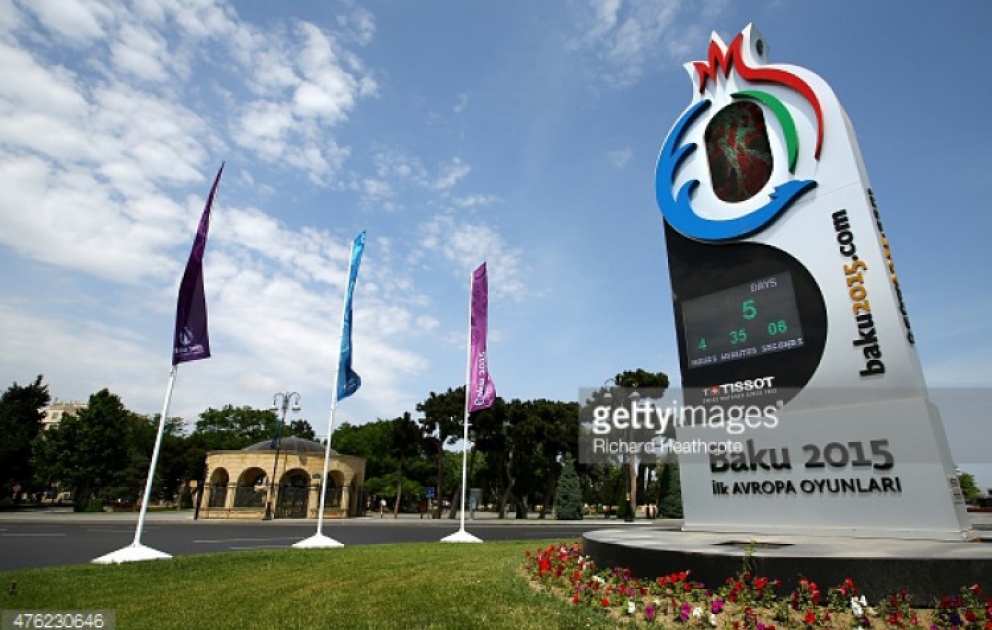 “Gettyimages”in saytında “Bakı-2015” birinci Avropa Oyunları ilə bağlı fotosessiya yer alıb