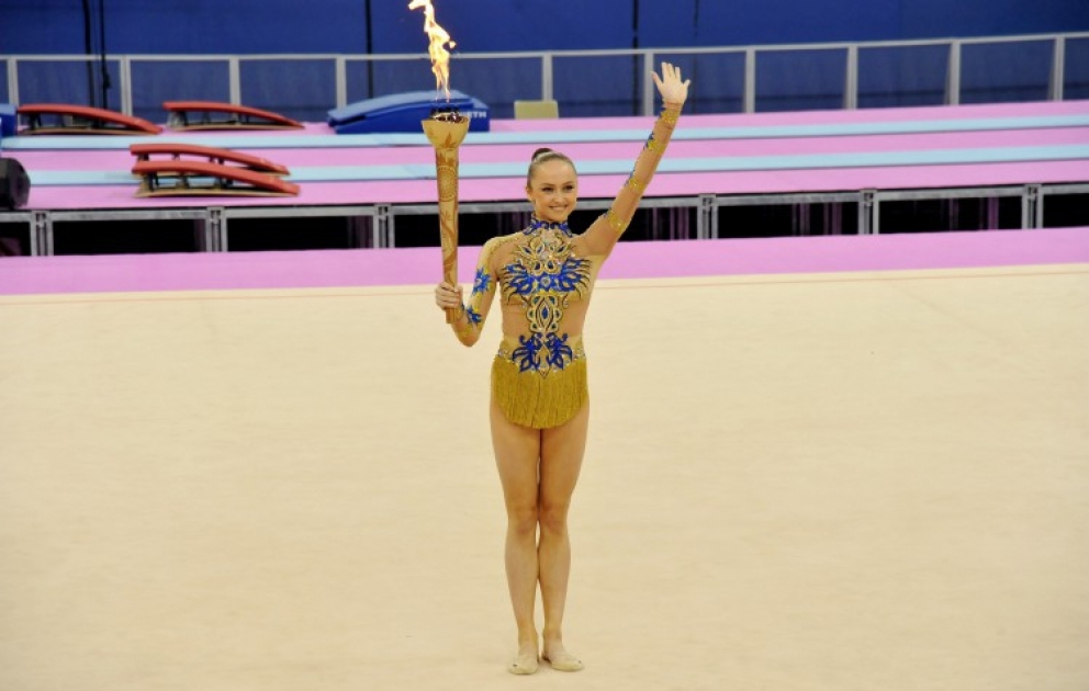 “Bakı-2015”-in məşəlinin idman arenalarına səyahəti