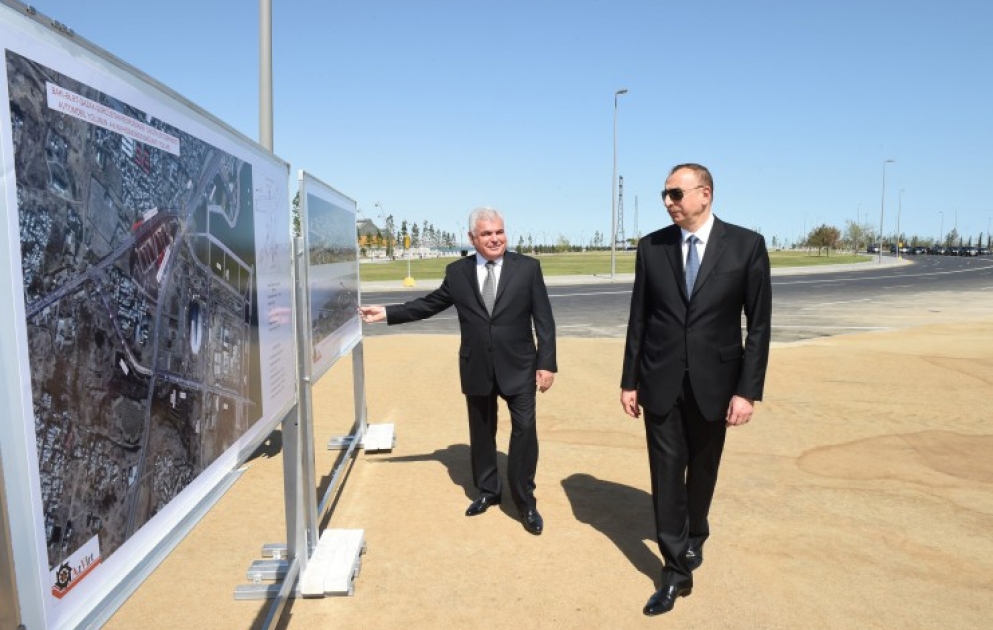 Bakı-Ələt-Qazax-Gürcüstan ilə dövlət sərhədi yolunun 4-6 kilometrlik hissəsində bağlantı yolları və Bayıl bulvarında piyada keçidi istifadəyə verilib