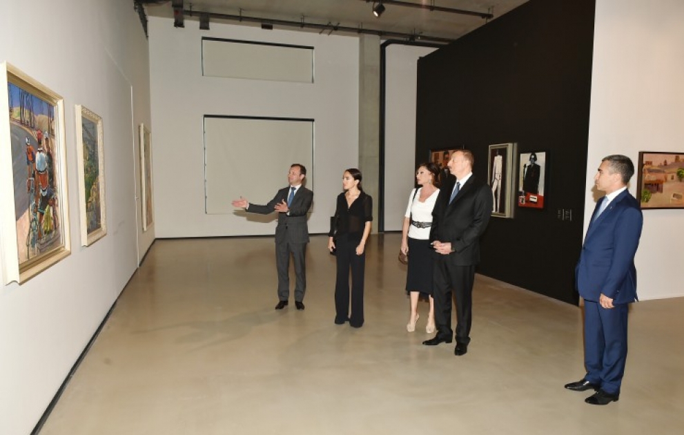 President Ilham Aliyev attended the opening of “Azerbaijani painting in the 20th-21st centuries” exhibition