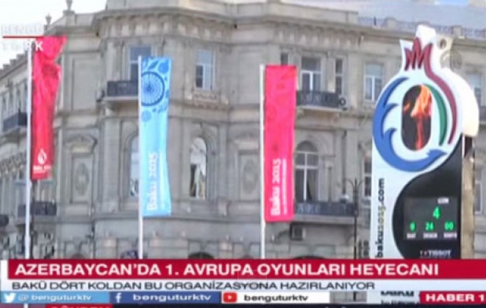 Türkiyənin “Bengütürk” telekanalı: Azərbaycan paytaxtında əsl bayram əhval-ruhiyyəsi yaşanır