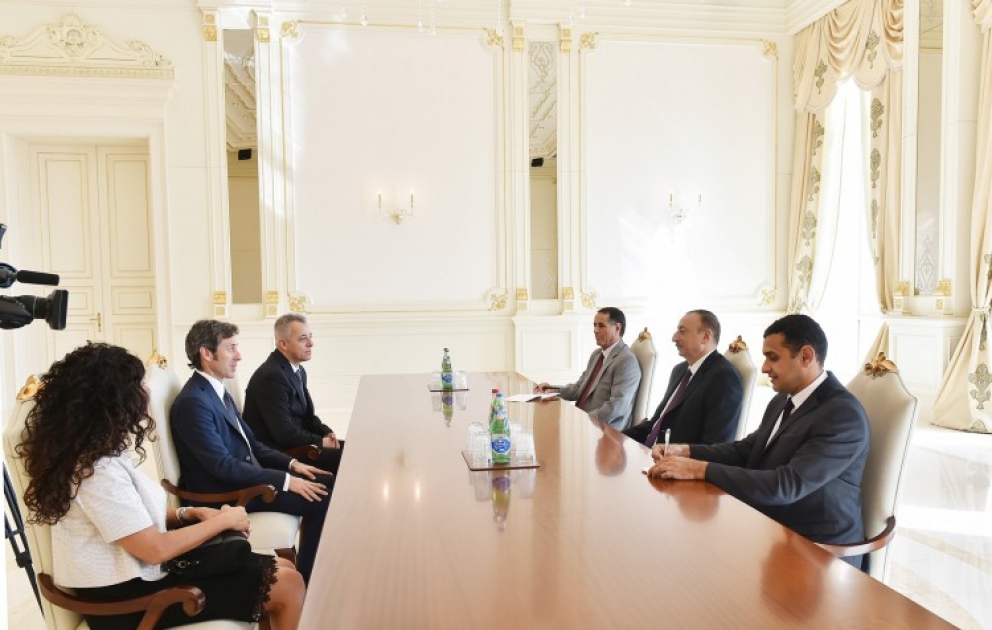 President Ilham Aliyev received Captains Regent of San Marino Andrea Belluzzi and Roberto Venturini