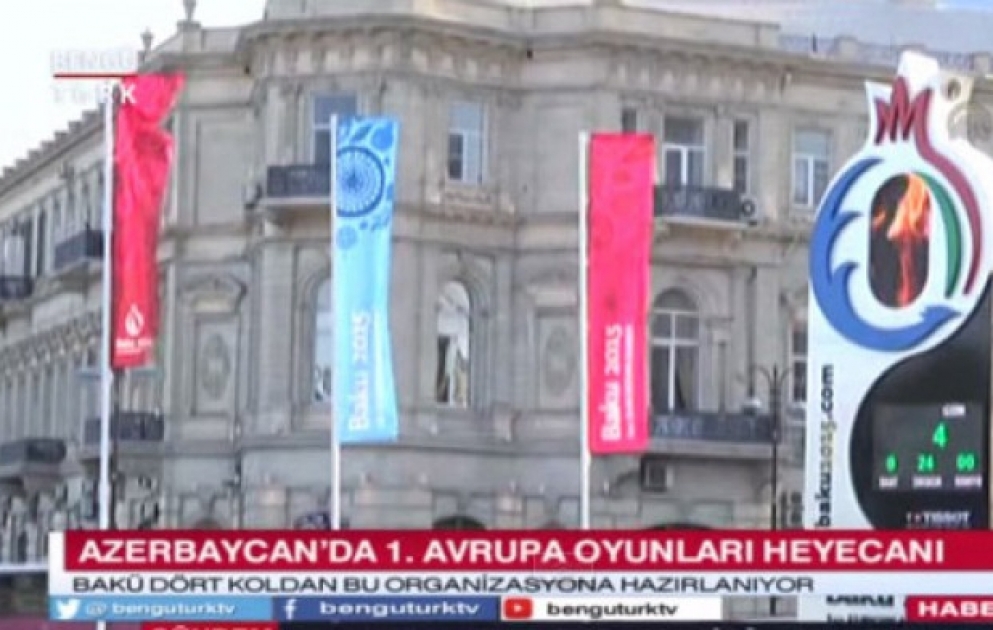 Turkish channel Benguturk: Azerbaijani capital experiences festive mood