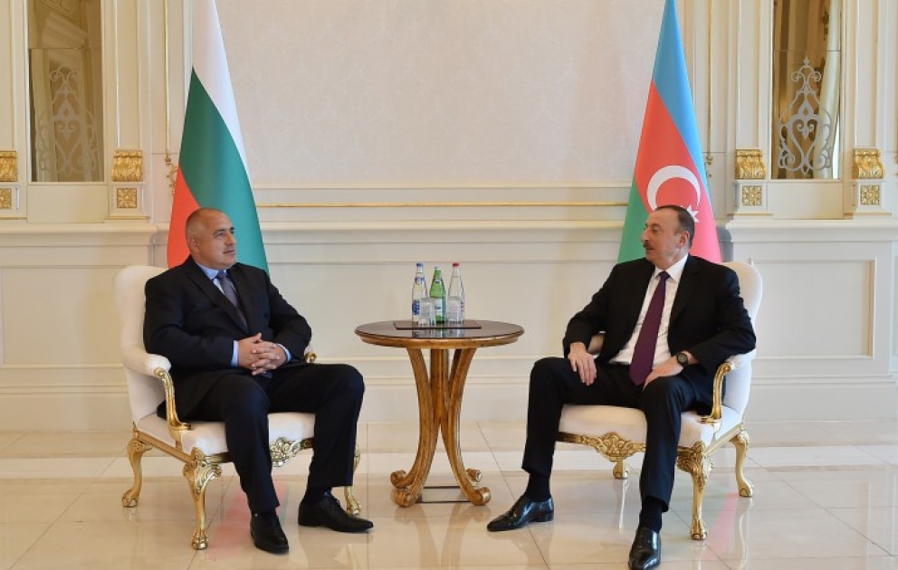 Entretien du président azerbaïdjanais Ilham Aliyev avec le Premier ministre bulgare Boïko Borissov